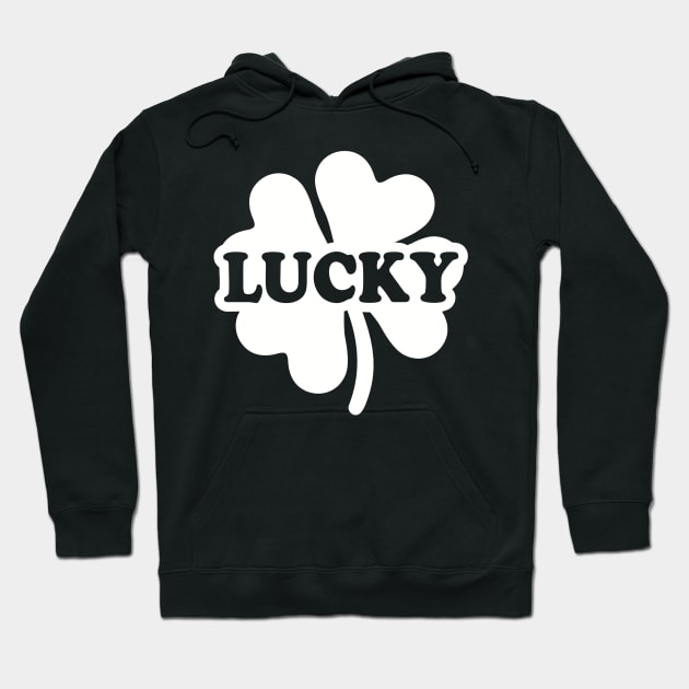 Shamrock Lucky Hoodie by Designzz